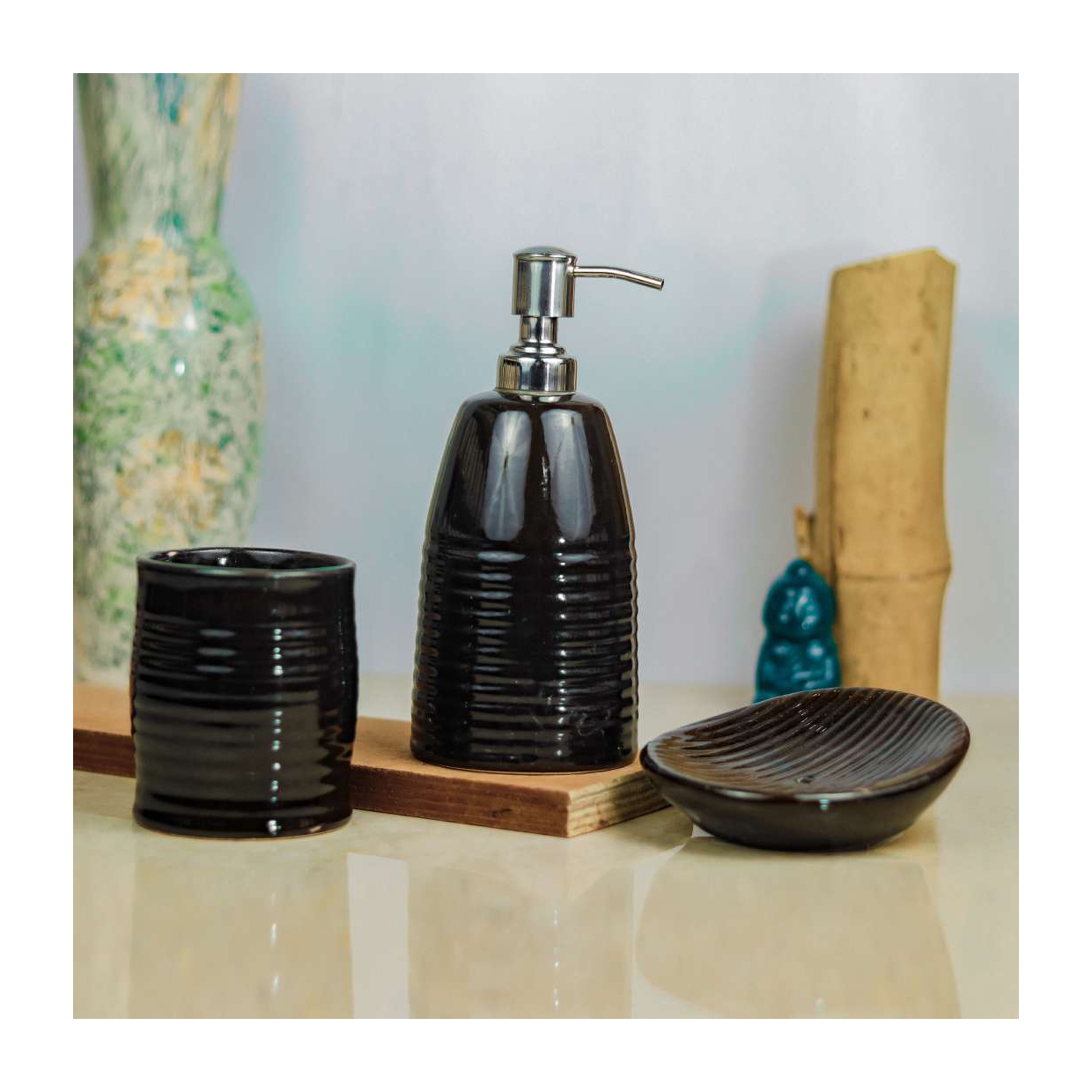 Ribbed Round Design Set of 3 - Image 2