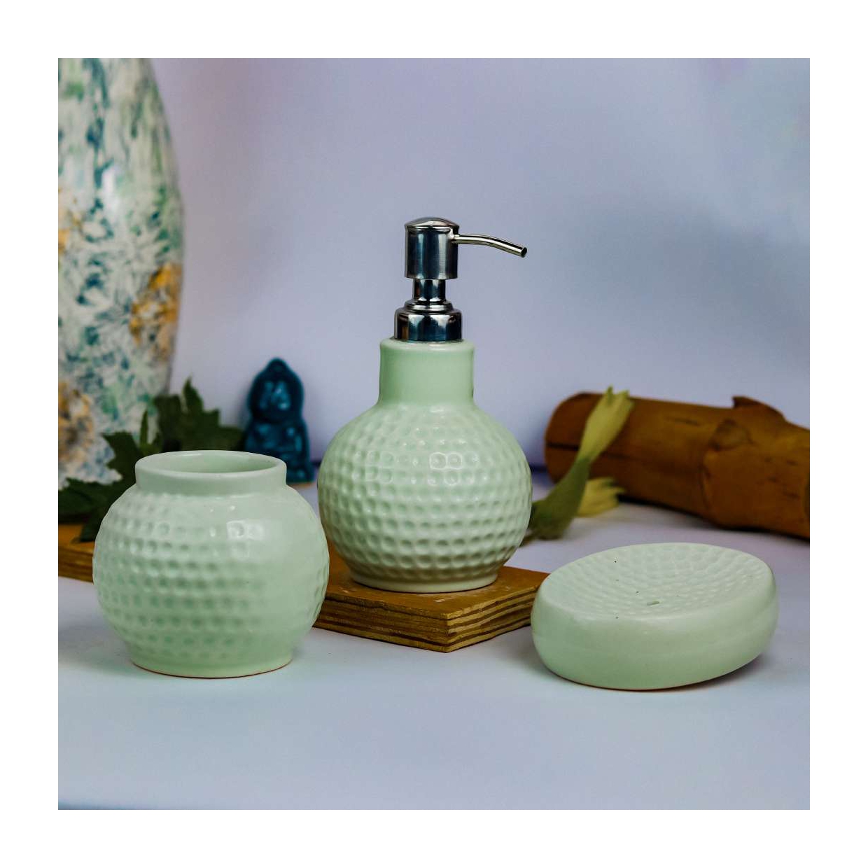 Ceramic Round Dispenser Set of 3 - Image 6