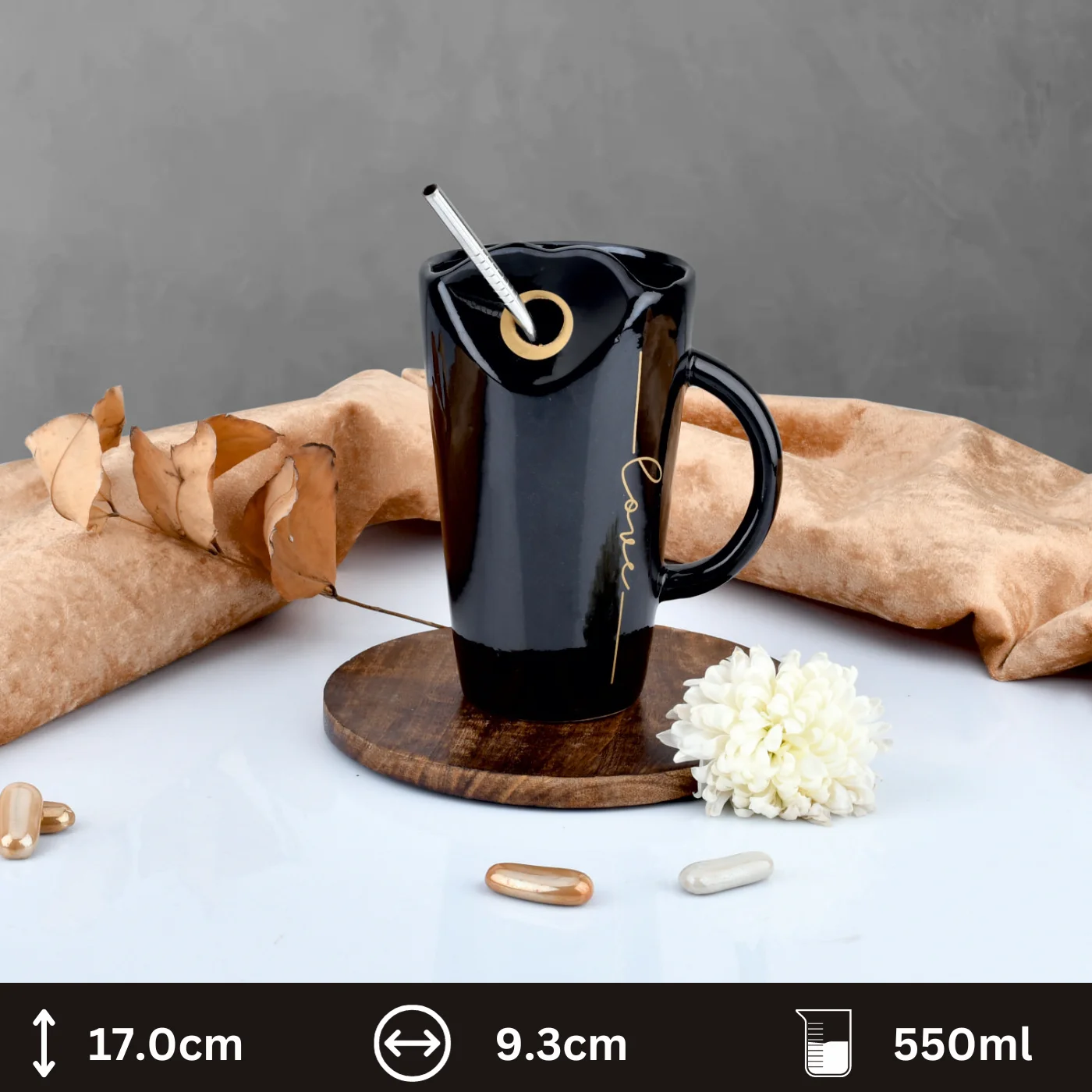 Marble Finish Ceramic Coffee Mug
