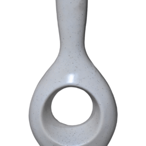 Elegant White Ceramic Vase