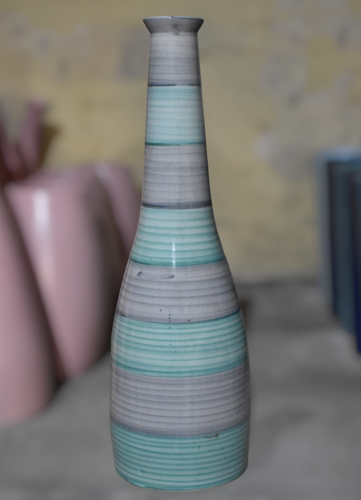 Handcrafted Bottle Shaped Flower vase - Image 2