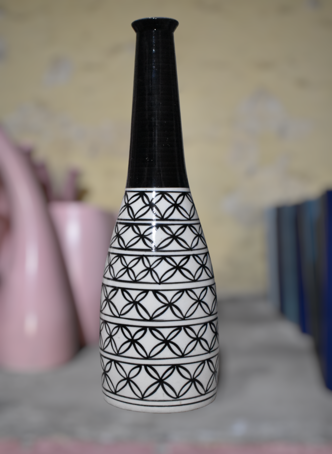 Handcrafted Bottle Shaped Flower vase - Image 4