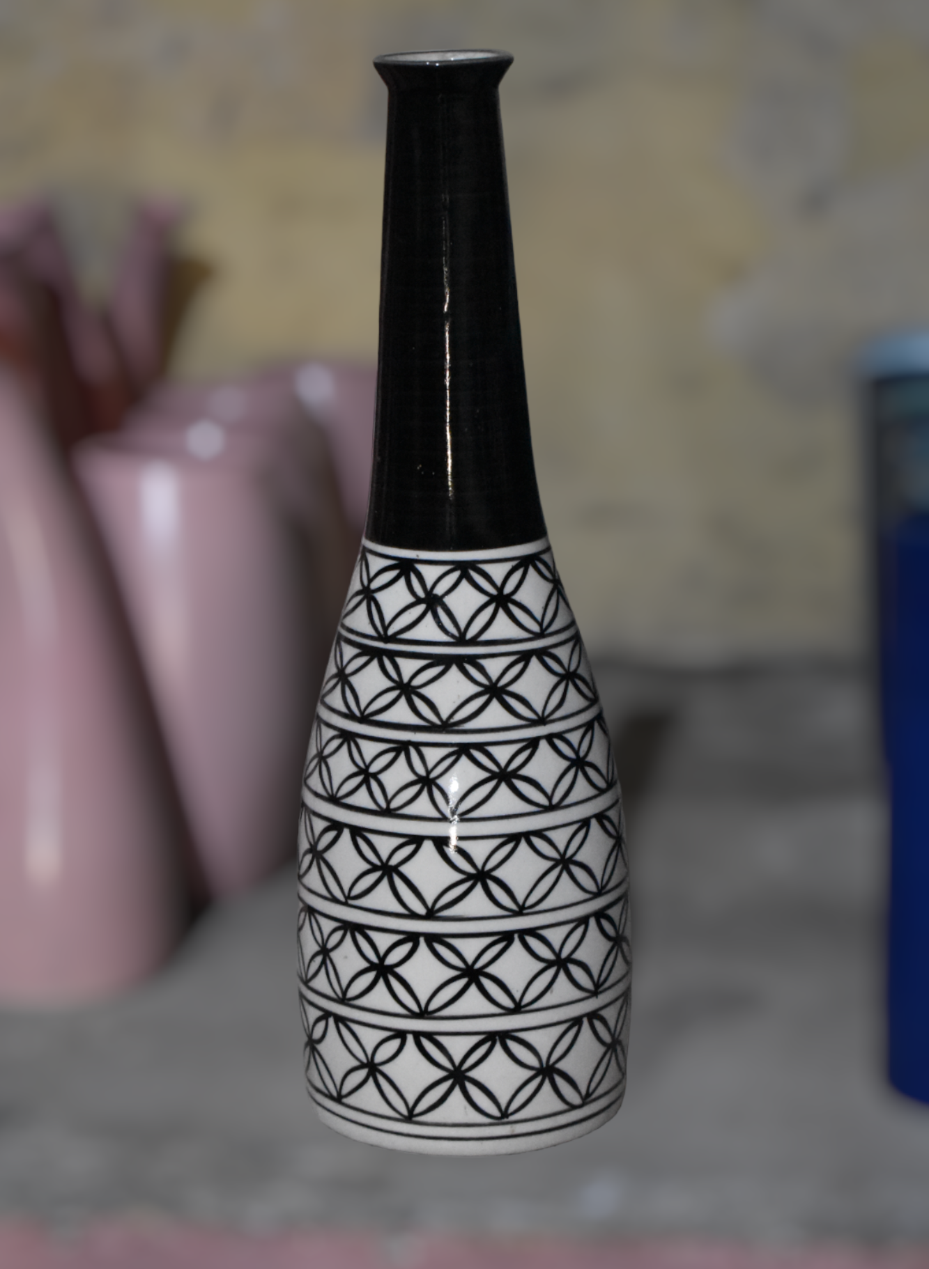 Handcrafted Bottle Shaped Flower vase - Image 6