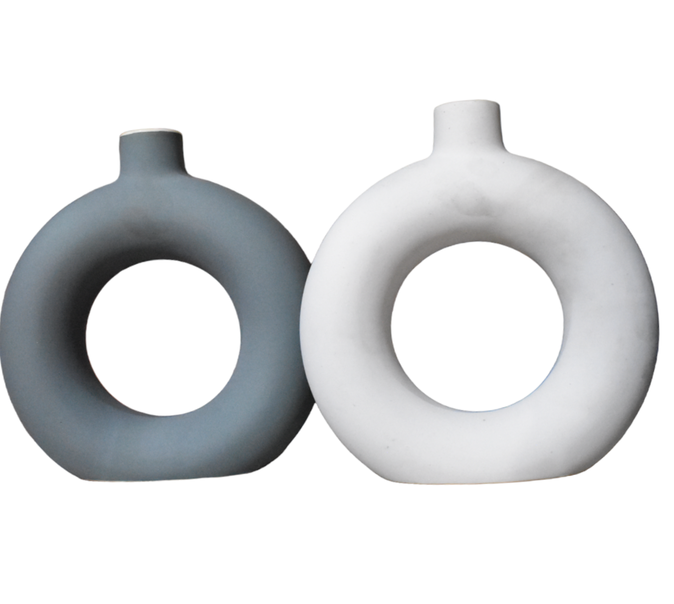 Handmade Ceramic Donut Vase - Image 7