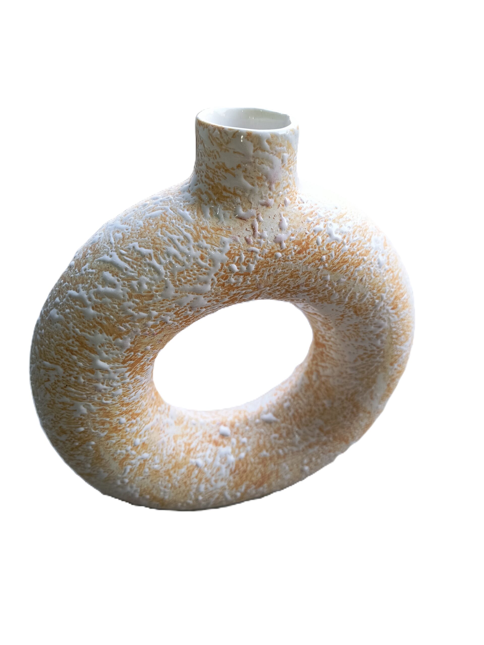 Handmade Ceramic Donut Vase - Image 18