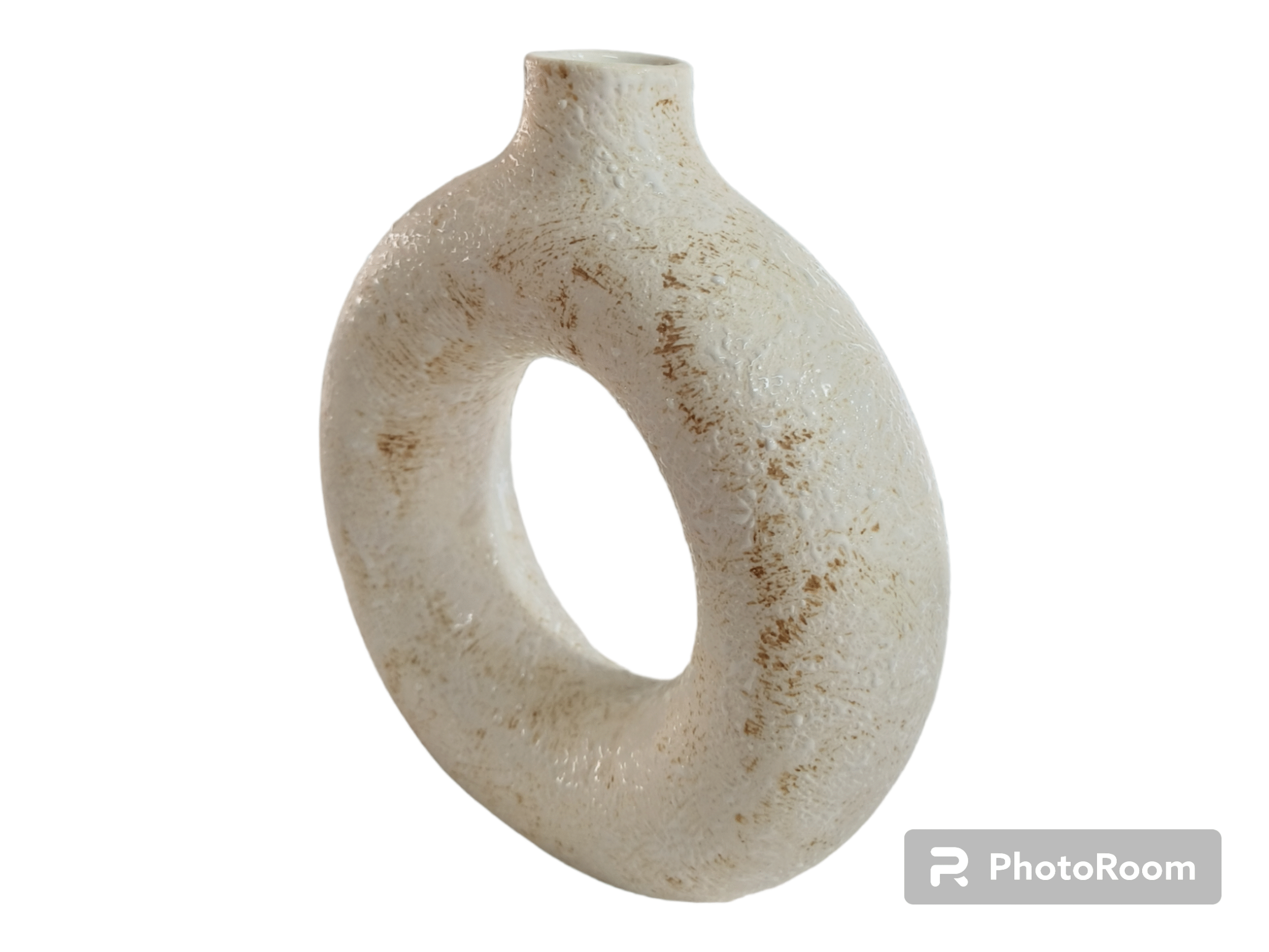 Handmade Ceramic Donut Vase - Image 10