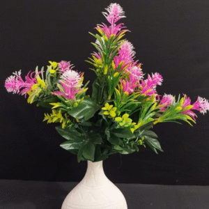 Elegant Ceramic Bottle-Shaped Vase – White