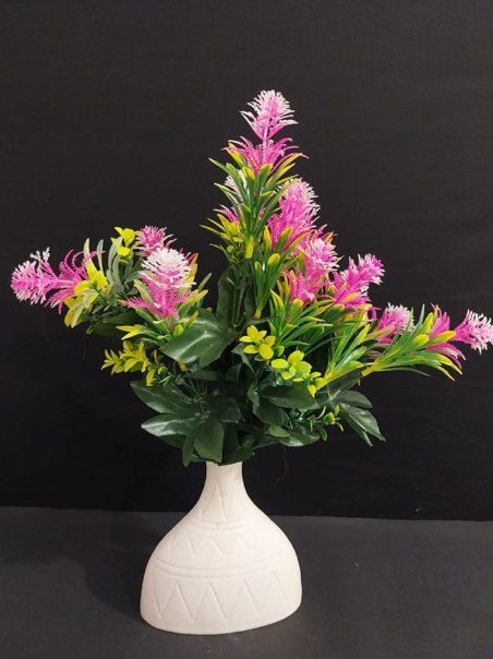 Elegant Ceramic Bottle-Shaped Vase – White