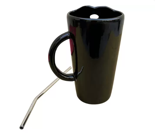 Marble Finish Ceramic Coffee Mug - Image 3