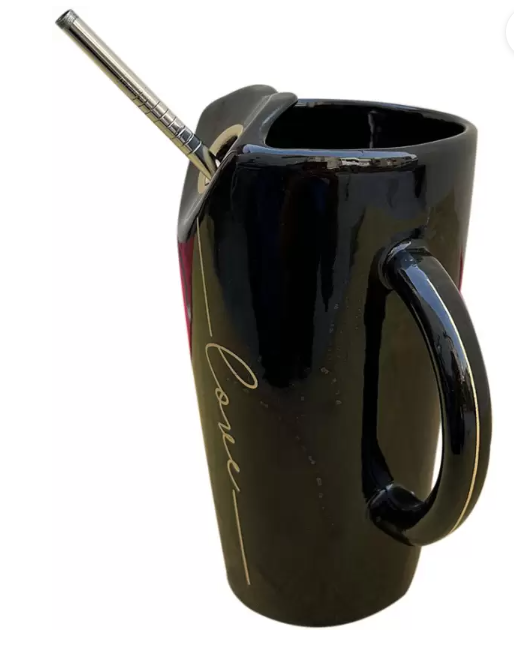 Marble Finish Ceramic Coffee Mug - Image 5