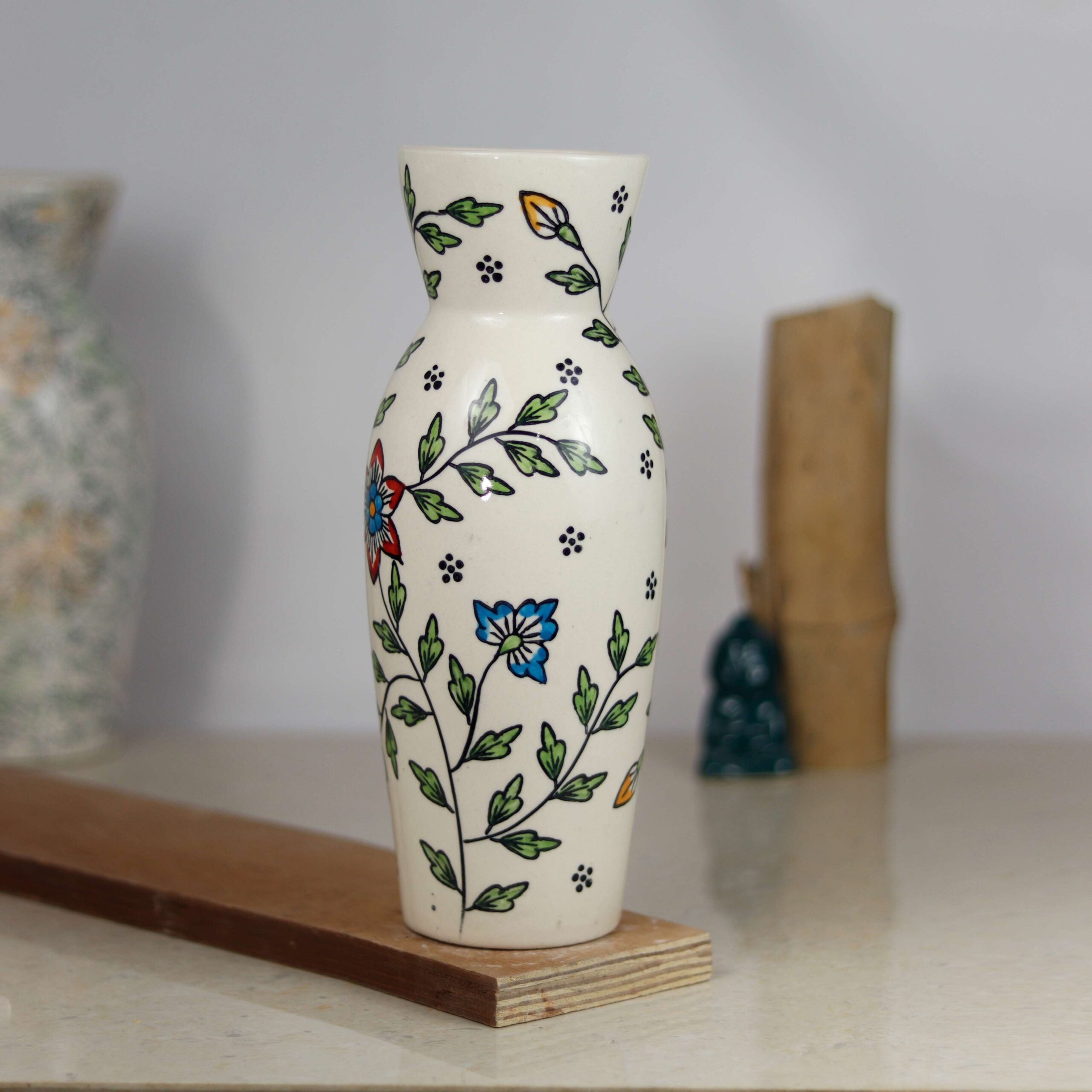 Handpainted Flower Vase - Image 4