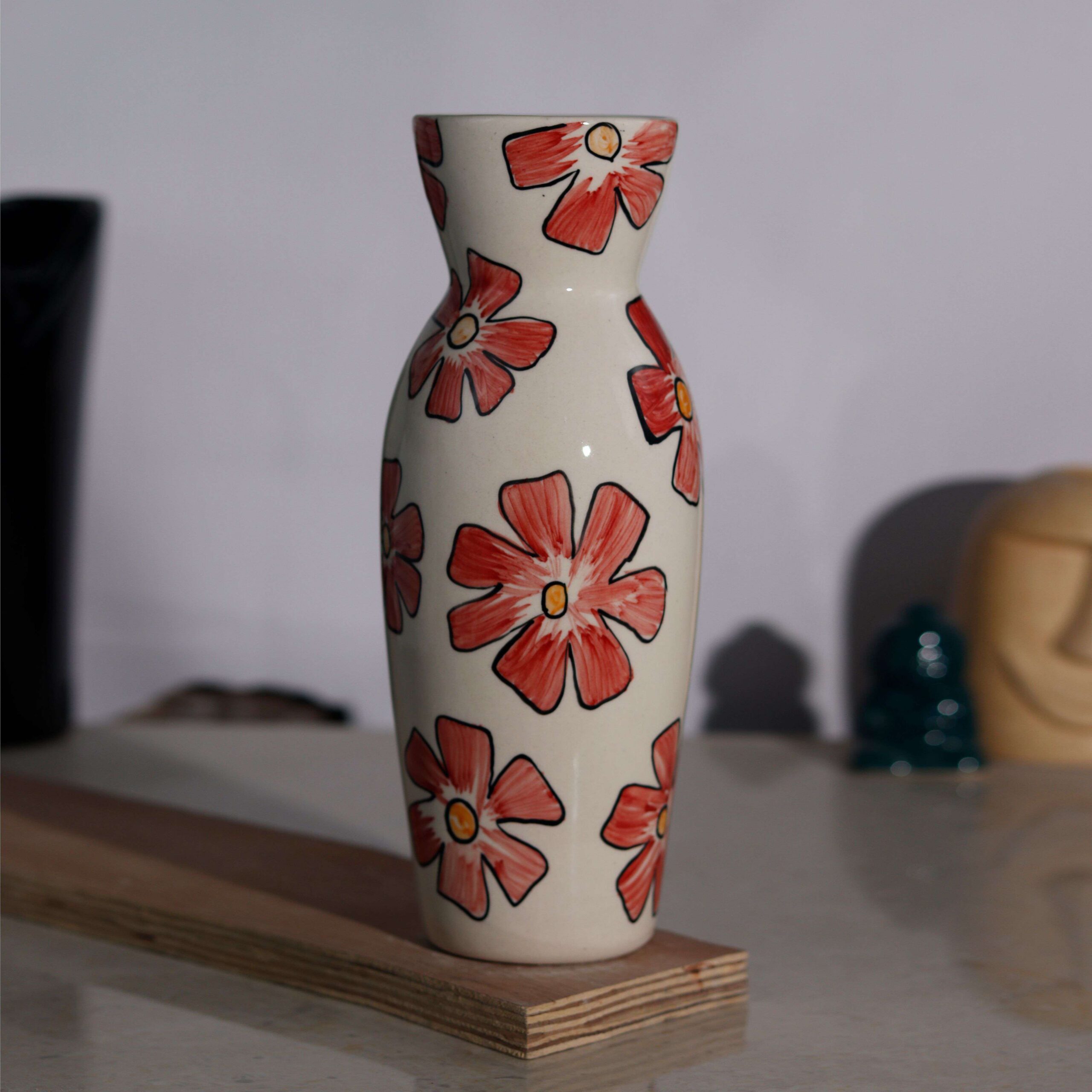 Handpainted Flower Vase - Image 7