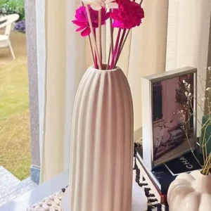 New Glossy Stripe Line Vase