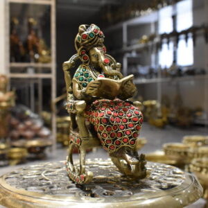 Brass Modern Ganesha Statue