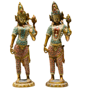 Goddess Tara Brass Standing Statue