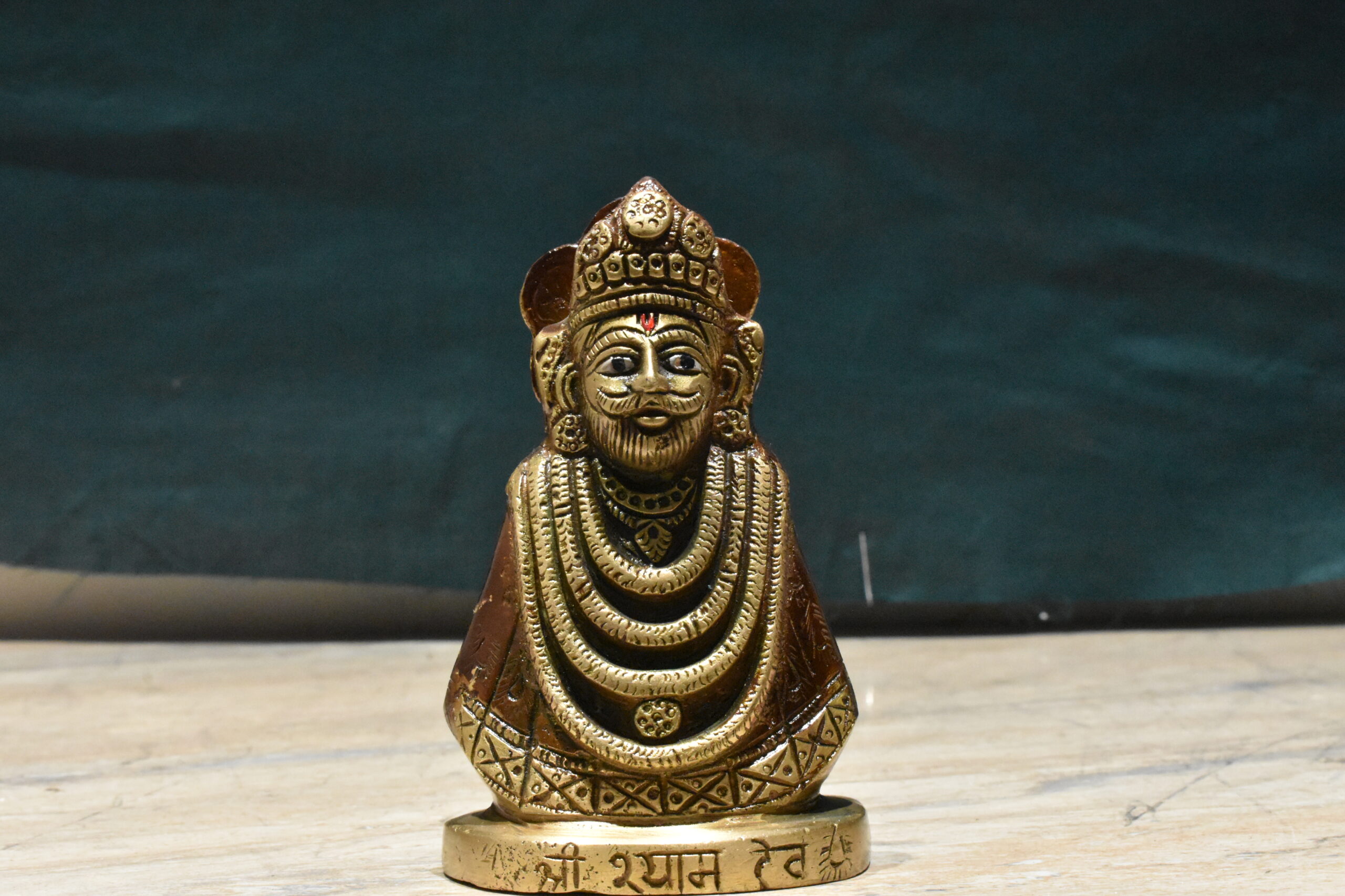 Brass Shyam Dev Statue - Image 2