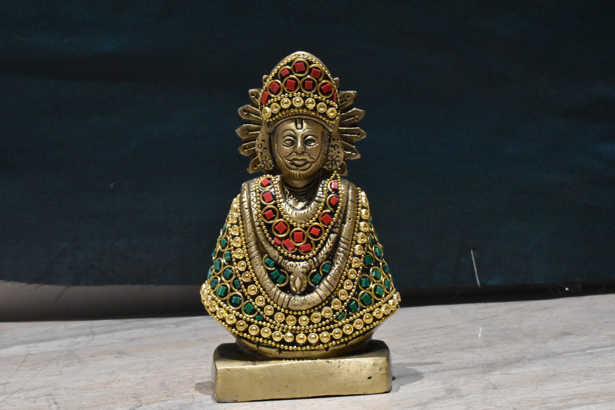 Brass Shyam Dev Statue - Image 10
