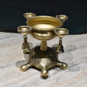 Superfine Tortoise Urli with Diyas