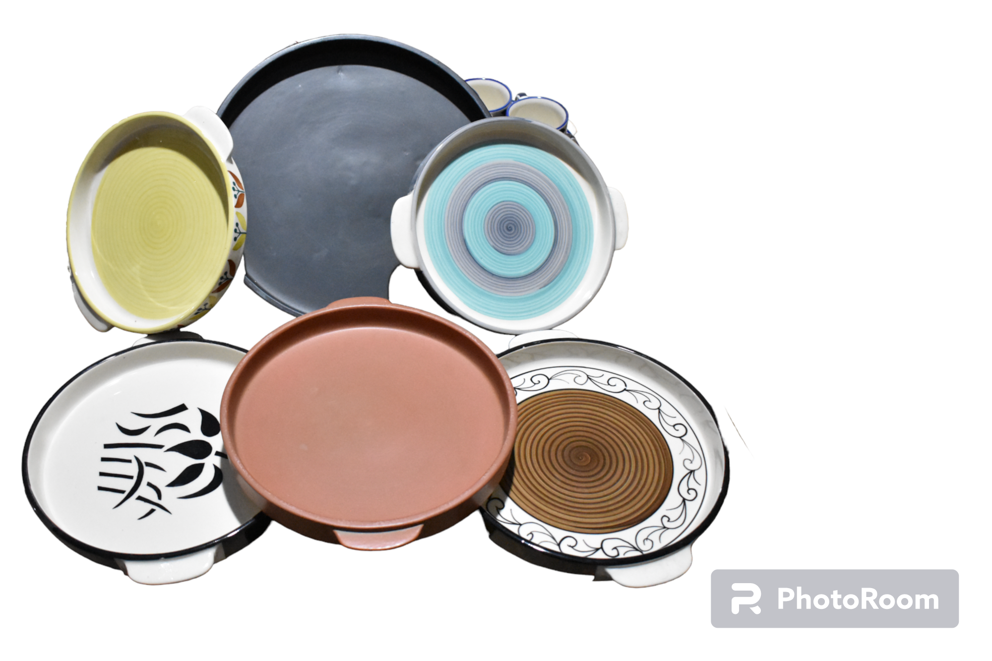 Handcrafted Ceramic Pizza Plate – 8 Inches - Image 3