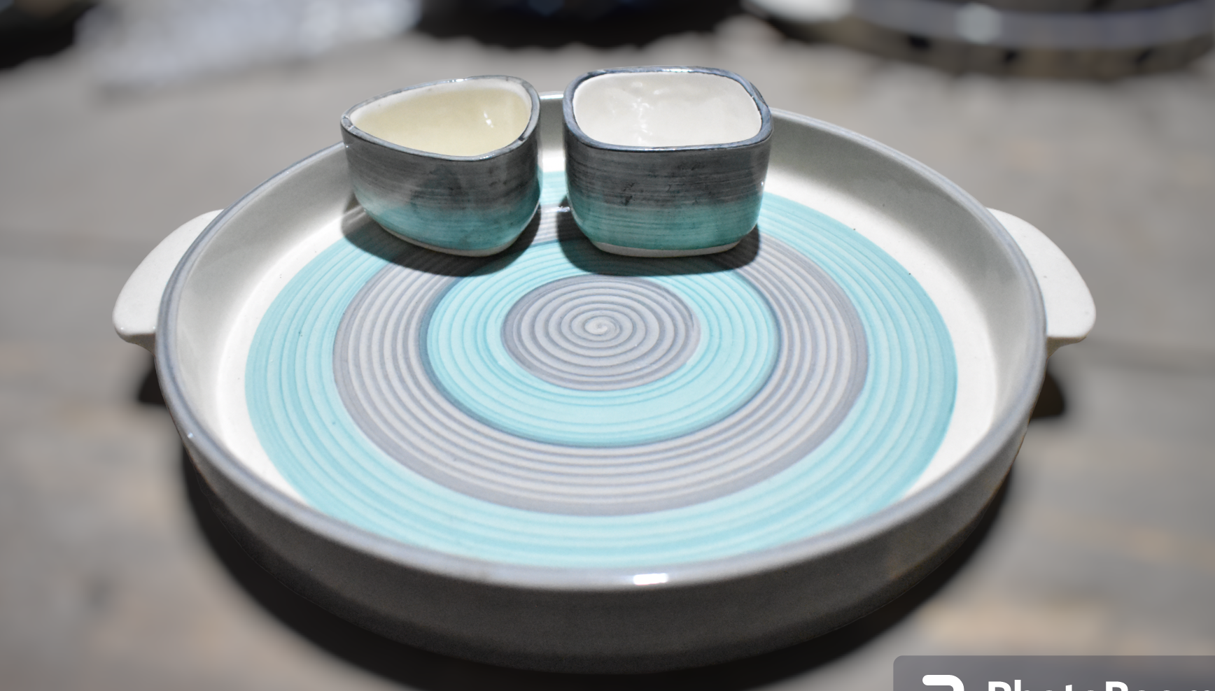 Handcrafted Ceramic Pizza Plate – 8 Inches - Image 10