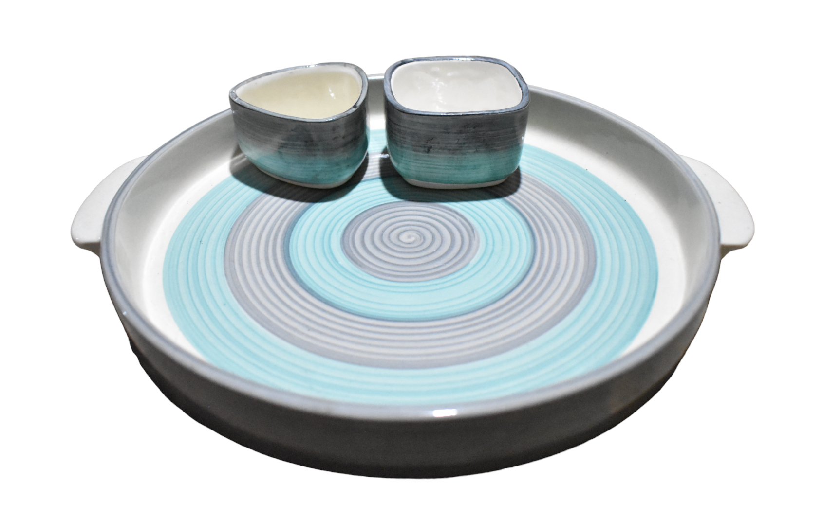 Handcrafted Ceramic Pizza Plate – 8 Inches - Image 11