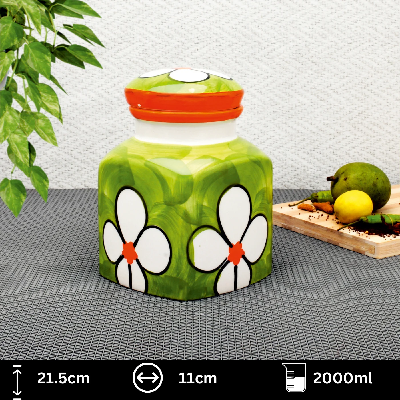 Ceramic Jar with Glossy Finish - Image 10