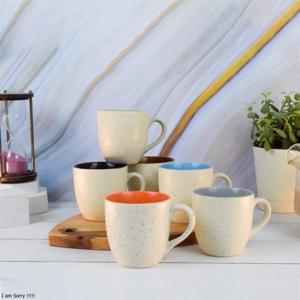 Urban Hastkala Textured Cup – 200 ML Ceramic Coffee Mugs