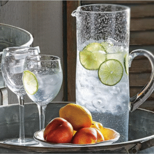 Bubble Glass Tall Pitcher