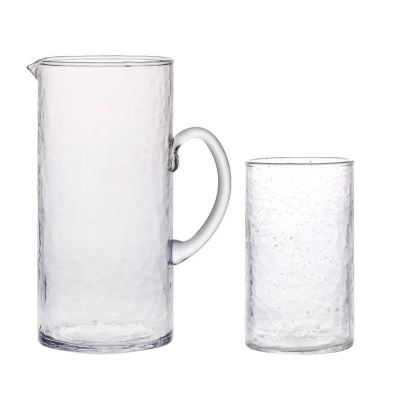 Bubble Glass Tall Pitcher - Image 2