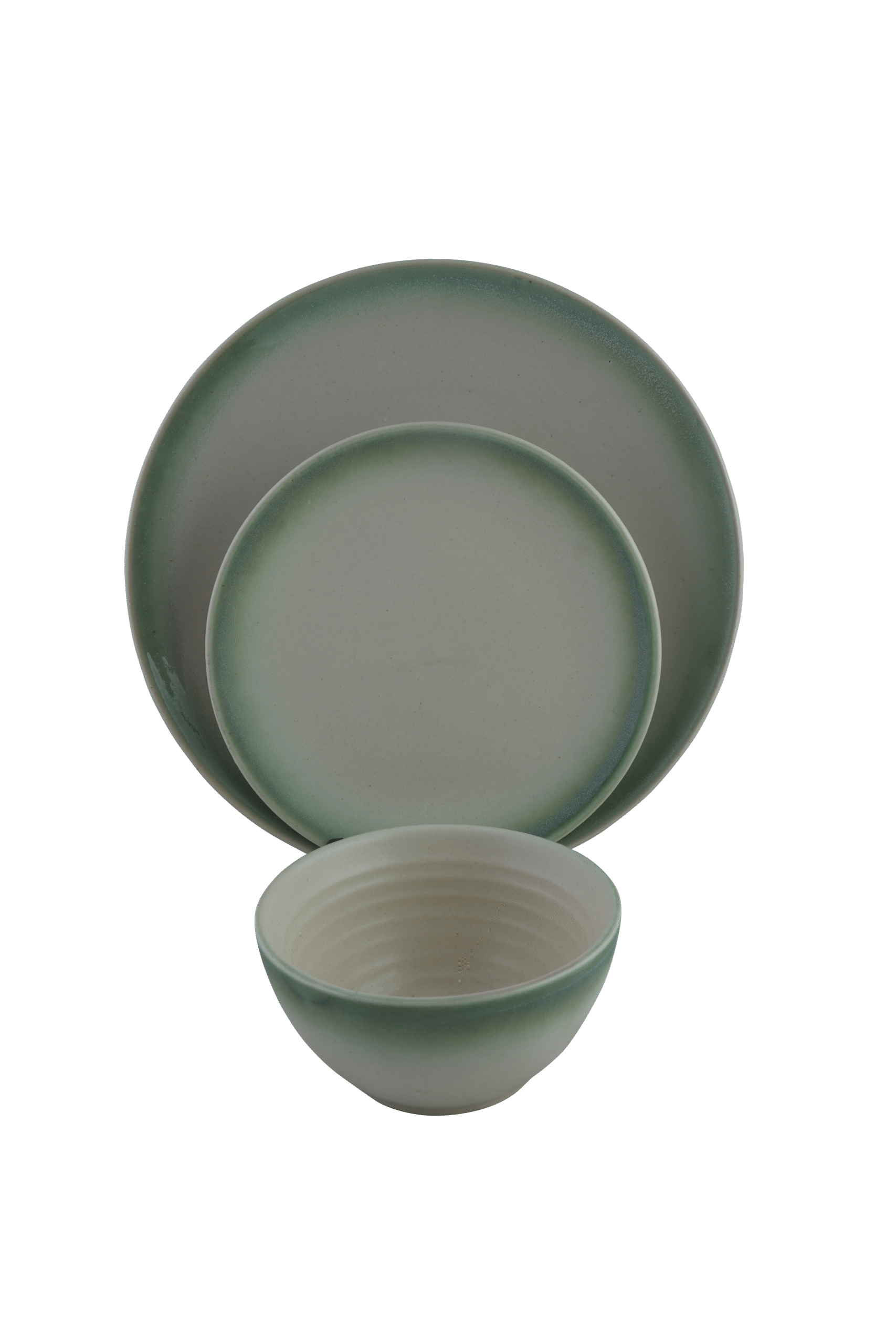 Multi-Color Stoneware Crockery Set - Image 4