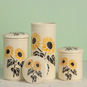 Sunflower Jar Set
