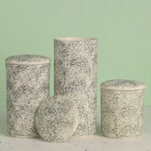 Clay Dot Jar Set