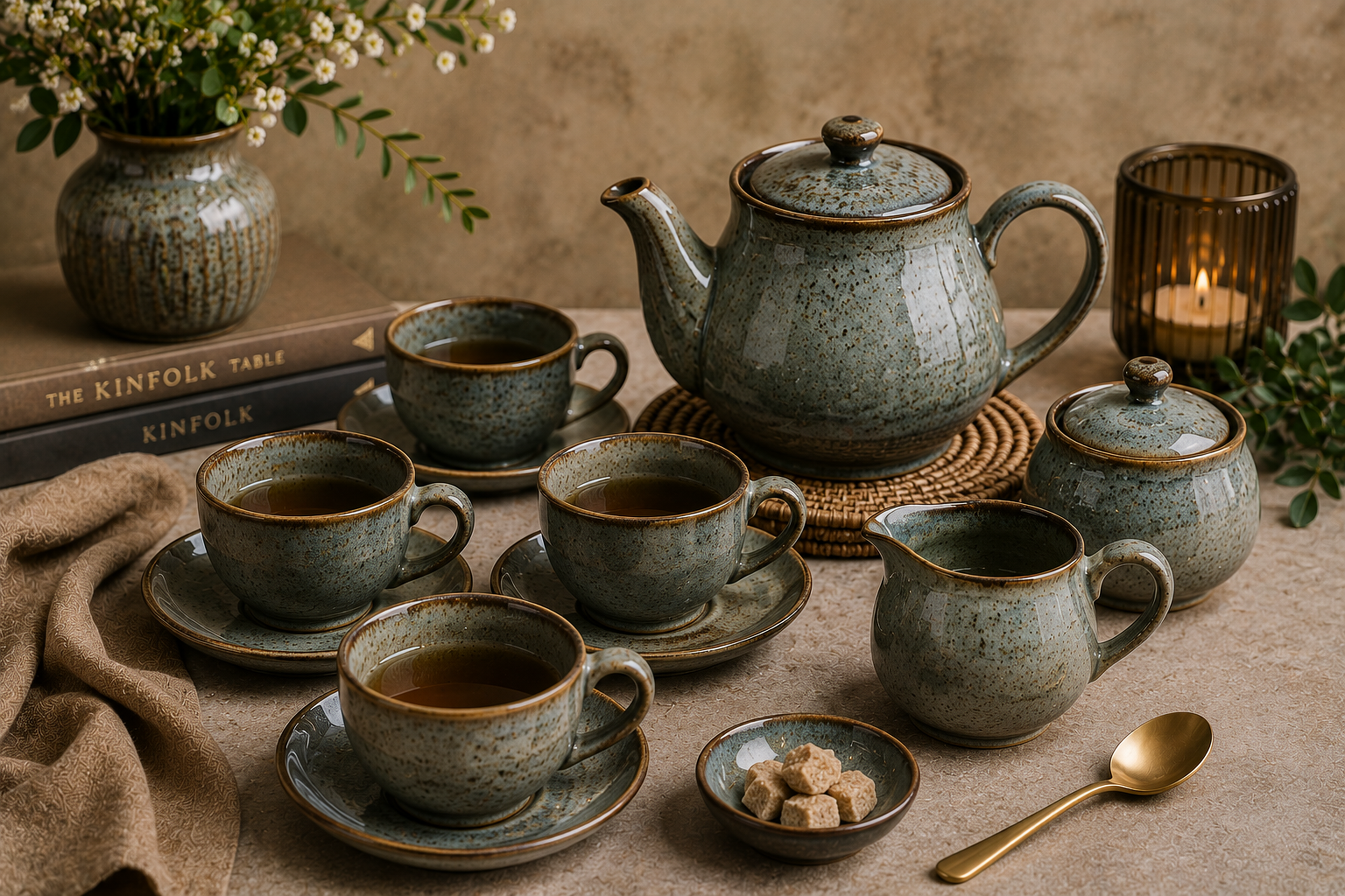Stoneware Tea Sets